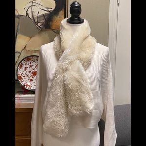 Restoration Hardware faux fur scarf